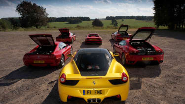 Ferrari V8 supercar supertest
