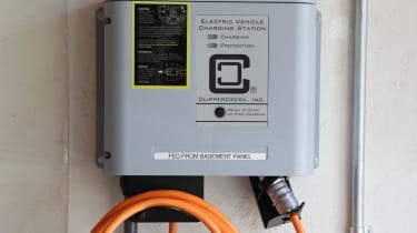 Mini E electric charging point