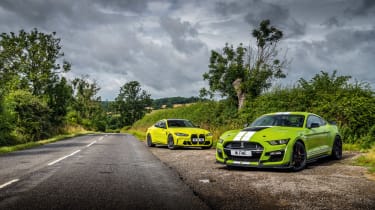 Shelby GT500 v BMW M4 Competition