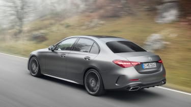2021 Mercedes C-class revealed - rear tracking