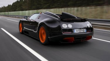 Bugatti Veyron Vitesse record video