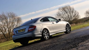 Mercedes C250 Coupe with AMG handling pack