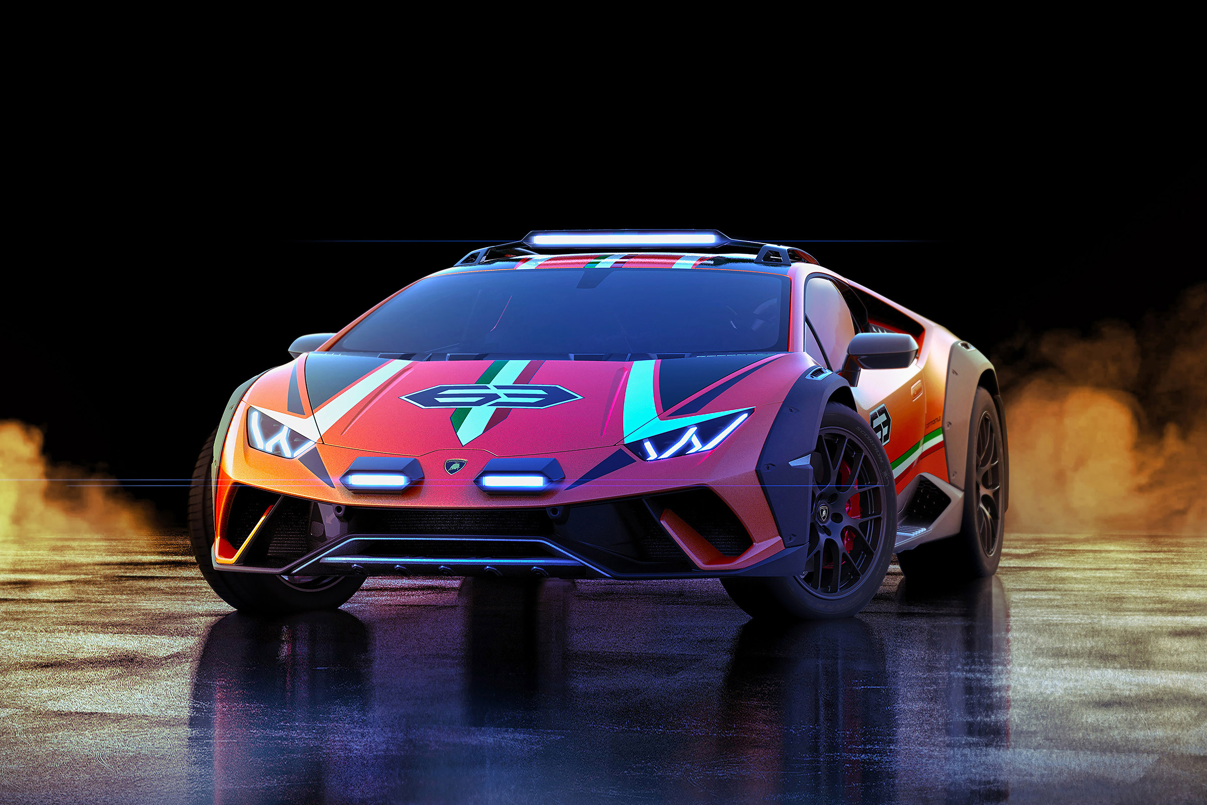 Lamborghini Huracán Sterrato Concept channels mid-engined rally cars of