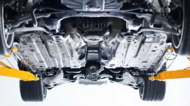Audacious IV Audi Quattro restomod underside