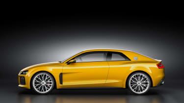 Audi Sport Quattro concept yellow