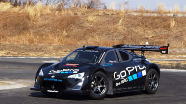 Toyota GT86 tackes Pikes Peak Monster Super 86 front