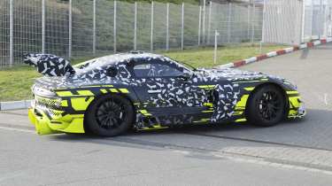 Mercedes-AMG GT Black Series spy shots profile