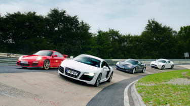 911 GT3 v Vantage V12 v R8 V10 v Corvette ZR1