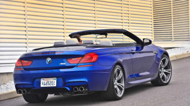 2012 BMW M6 Convertible roof down