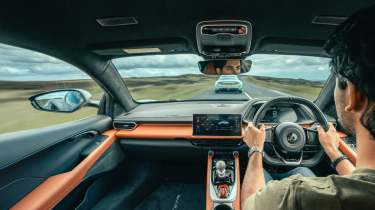 Lotus Emira review interior driving