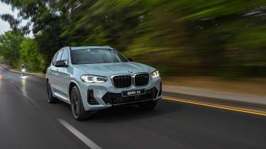 BMW X3 M40d – front tracking