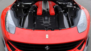 Ferrari F12 Berlinetta Spia carbonfibre engine bay