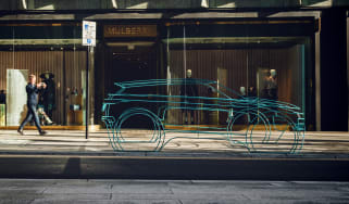 2019 Land Rover Evoque wire frame side