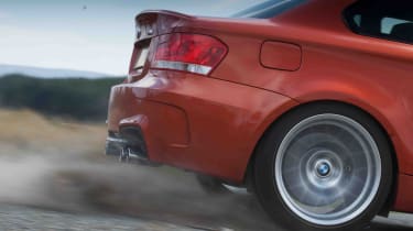 BMW 1M review wheelspin