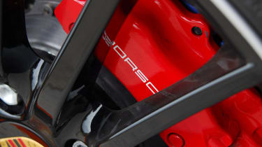 Parr Porsche Cayman S Turbo brakes