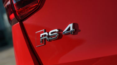 Audi RS4 – rear badge 