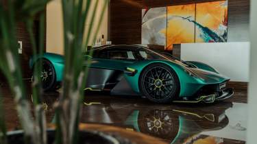 Fernando Alonso&#039;s Aston Martin Valkyrie – front