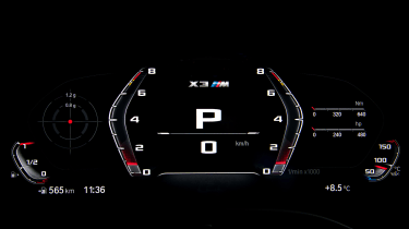 BMW X3M Competition 2022 – dial pack