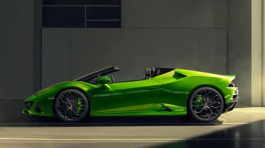 Lamborghini Huracan Evo Spyder - side