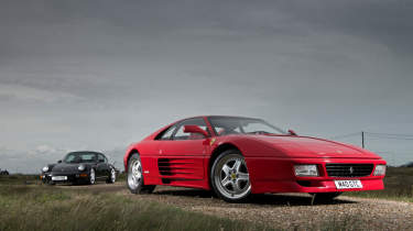 Porsche 964 RS v Ferrari 348 GT Competizione