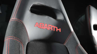 Abarth 695 Tributo Ferrari sports seat