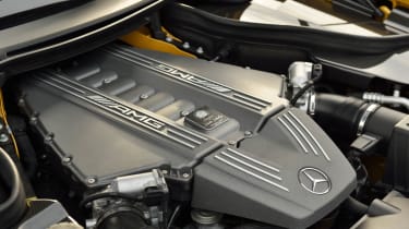 Mercedes SLS AMG Black Series engine