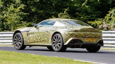 Aston Martin V8 Vantage spy - rear