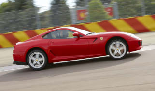 Ferrari 599 HGTE on track