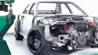 Audacious IV Audi Quattro restomod front engine