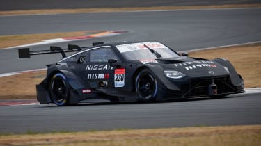 Nissan Z GT500 racer – front quarter