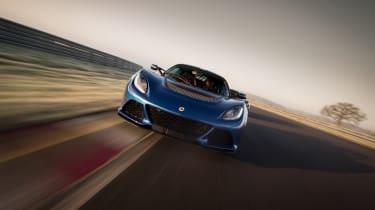 Lotus Exige 350 70th Edition –Monaco Blue - front