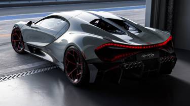 Bugatti Tourbillon Équipe Pur Sang exhausts