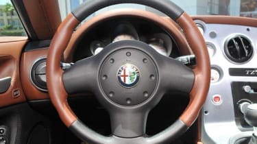 Alfa Romeo TZ3 Stradale interior steering wheel