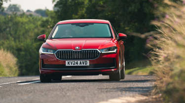 Skoda Superb review front
