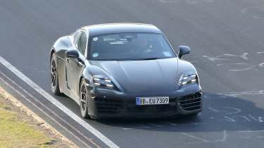 Electric Porsche Cayman front