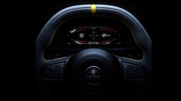 Lotus Emira steering wheel