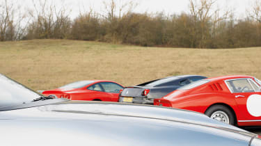 Ferrari 599 GTB vs 275 GTB, Daytona, 550 Maranello and 575M