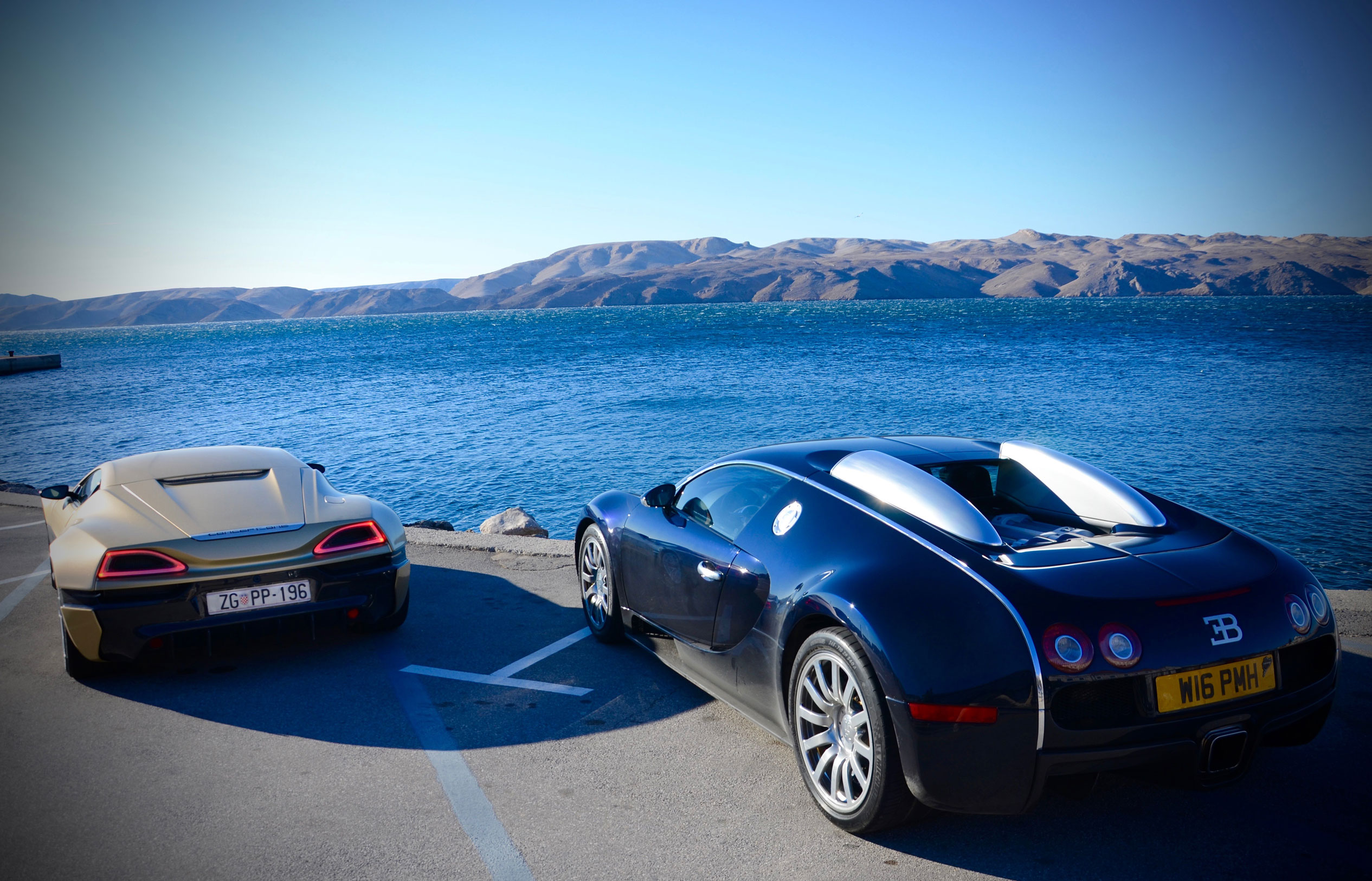 Bugatti Veyron v Rimac Concept One - In pictures | evo