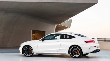 Mercedes-AMG C 63 S Coupe - white rear