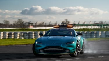 Aston Martin Vantage safety car - slide