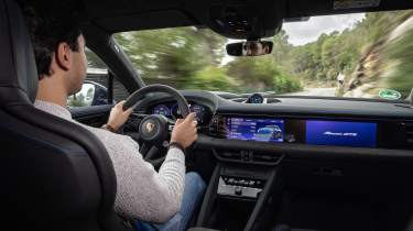 Porsche Macan GTS Electric – in car