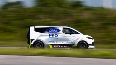 Ford Pro Electric SuperVan – side