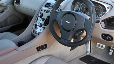 2013 Aston Martin Vanquish interior steering wheel