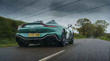 Aston Martin V12 Speedster review – low rear tracking
