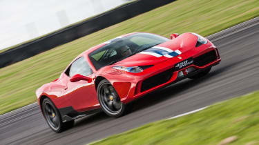 Ferrari 458 Speciale on track at Anglesey: video review