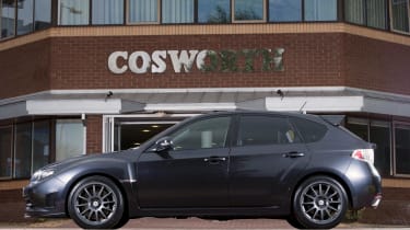 Subaru Impreza Cosworth outdoor profile