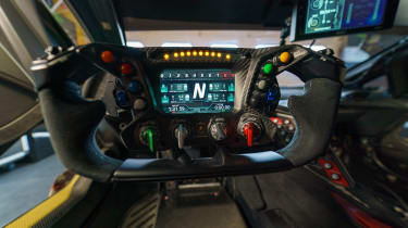 Lamborghini Essenza SCV12 – steering wheel