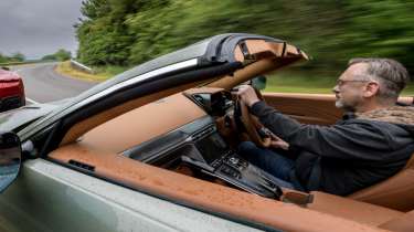 Aston Martin Vantage Roadster driving