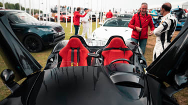 Ferrari Monza SP2 Goodwood FoS seats