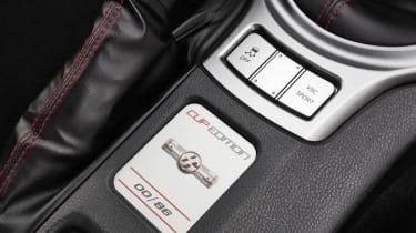 Toyota GT86 Cup Edition limited edition number plaque